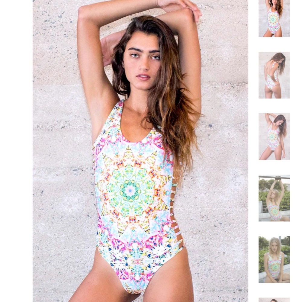 Wolven Threads EARTHBOUND ONE PIECE SWIMSUIT, M